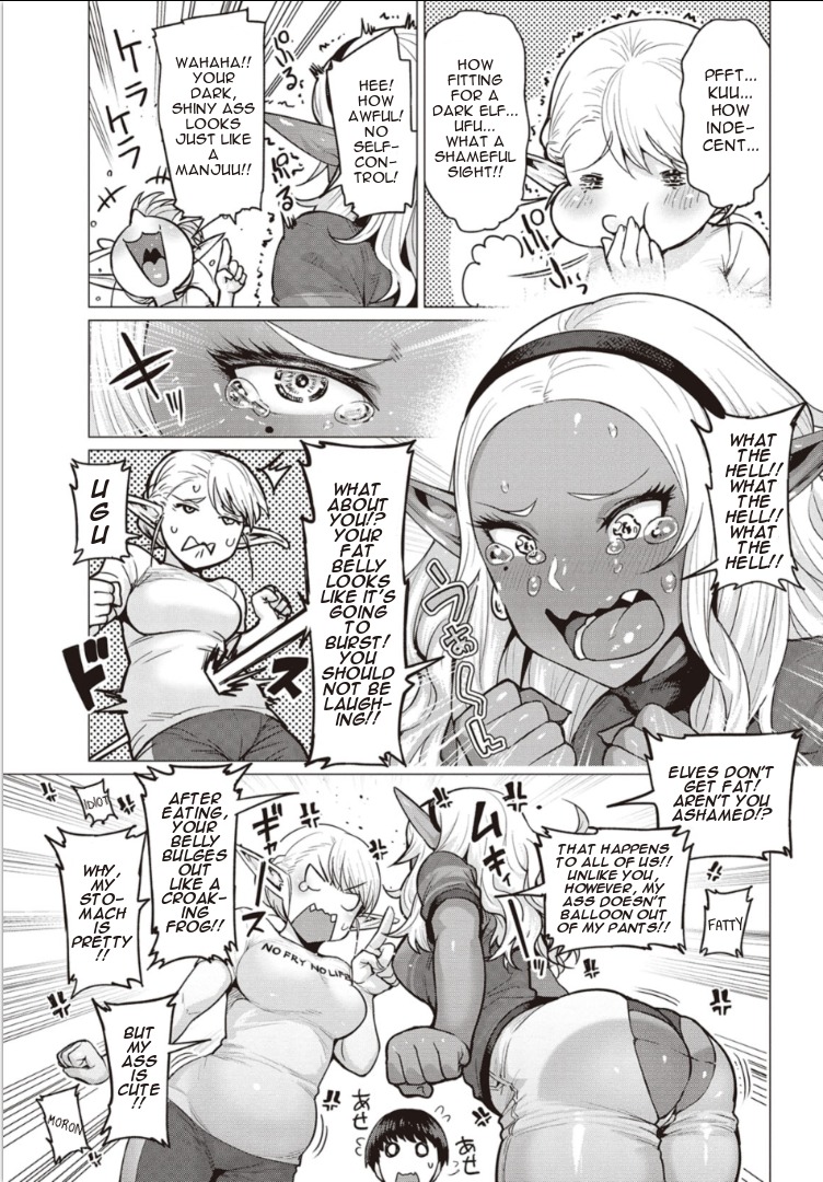 Elf-san wa Yaserarenai. Chapter 2 page 21 - Chapter 2: Appointment 2: Dark Elf