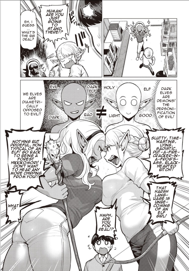 Elf-san wa Yaserarenai. Chapter 2 page 9 - Chapter 2: Appointment 2: Dark Elf