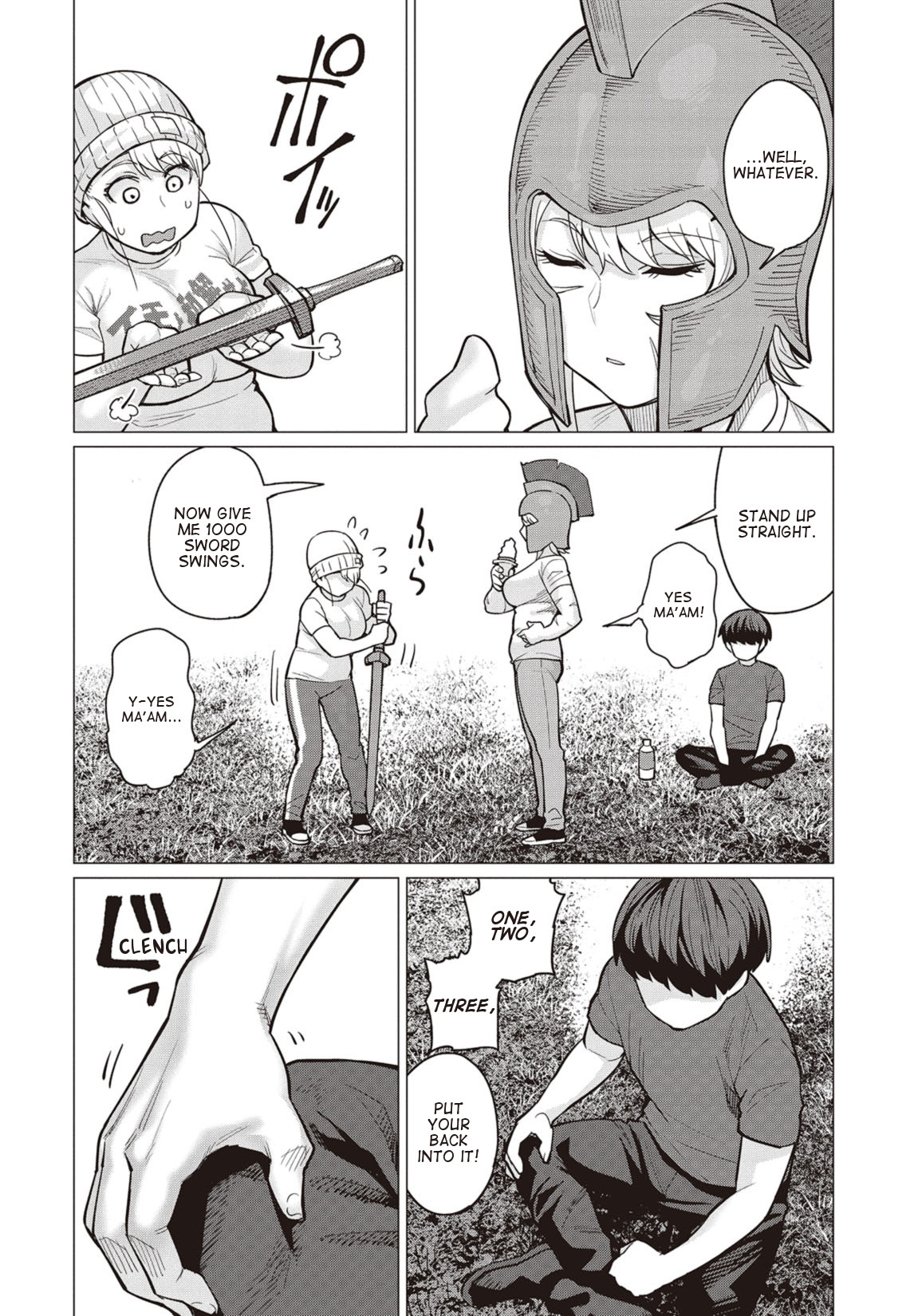 Elf-san wa Yaserarenai. Chapter 20 page 11 - Chapter 20: Appointment 20: Muscle Armor (Uncensored)