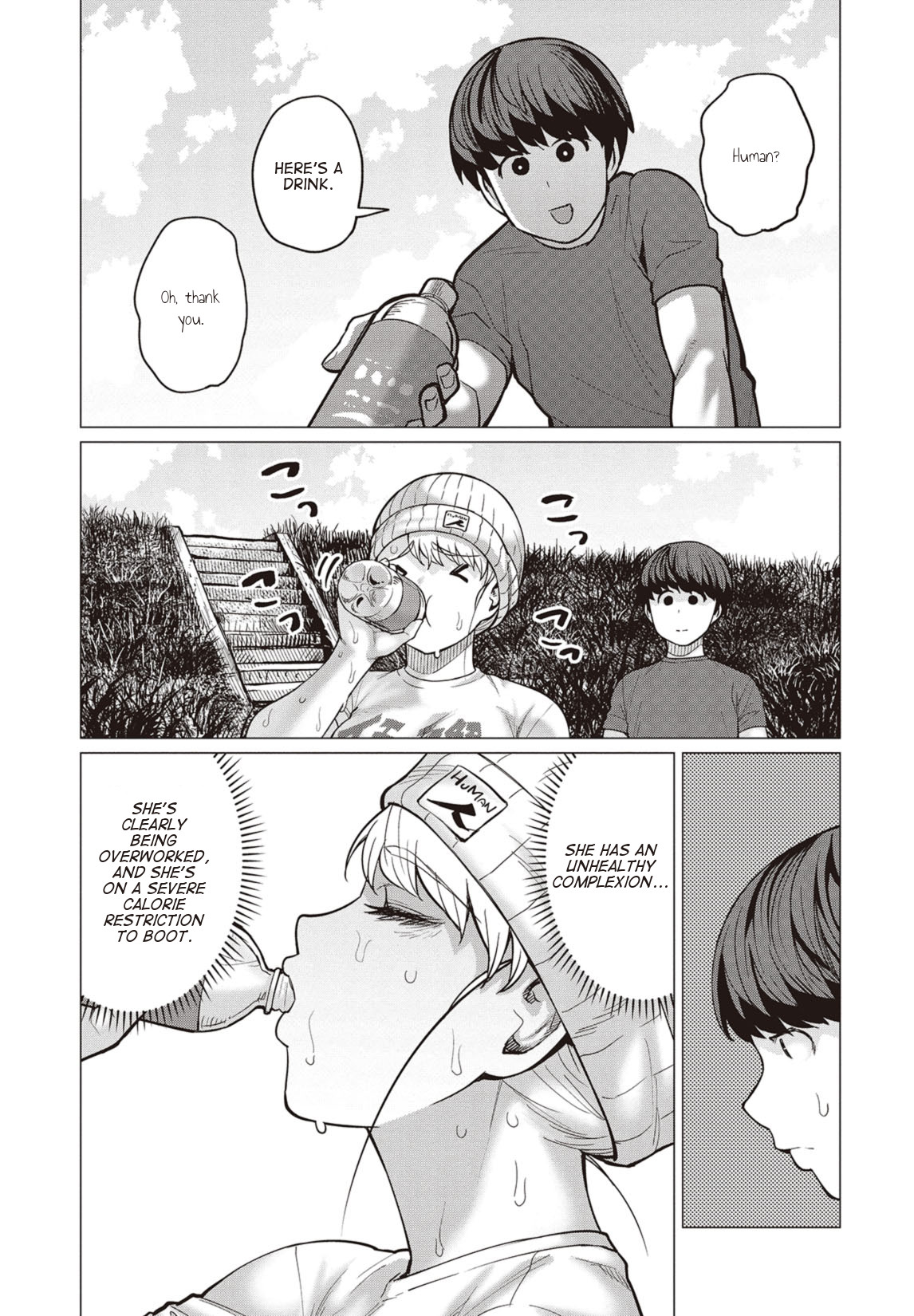 Elf-san wa Yaserarenai. Chapter 20 page 4 - Chapter 20: Appointment 20: Muscle Armor (Uncensored)