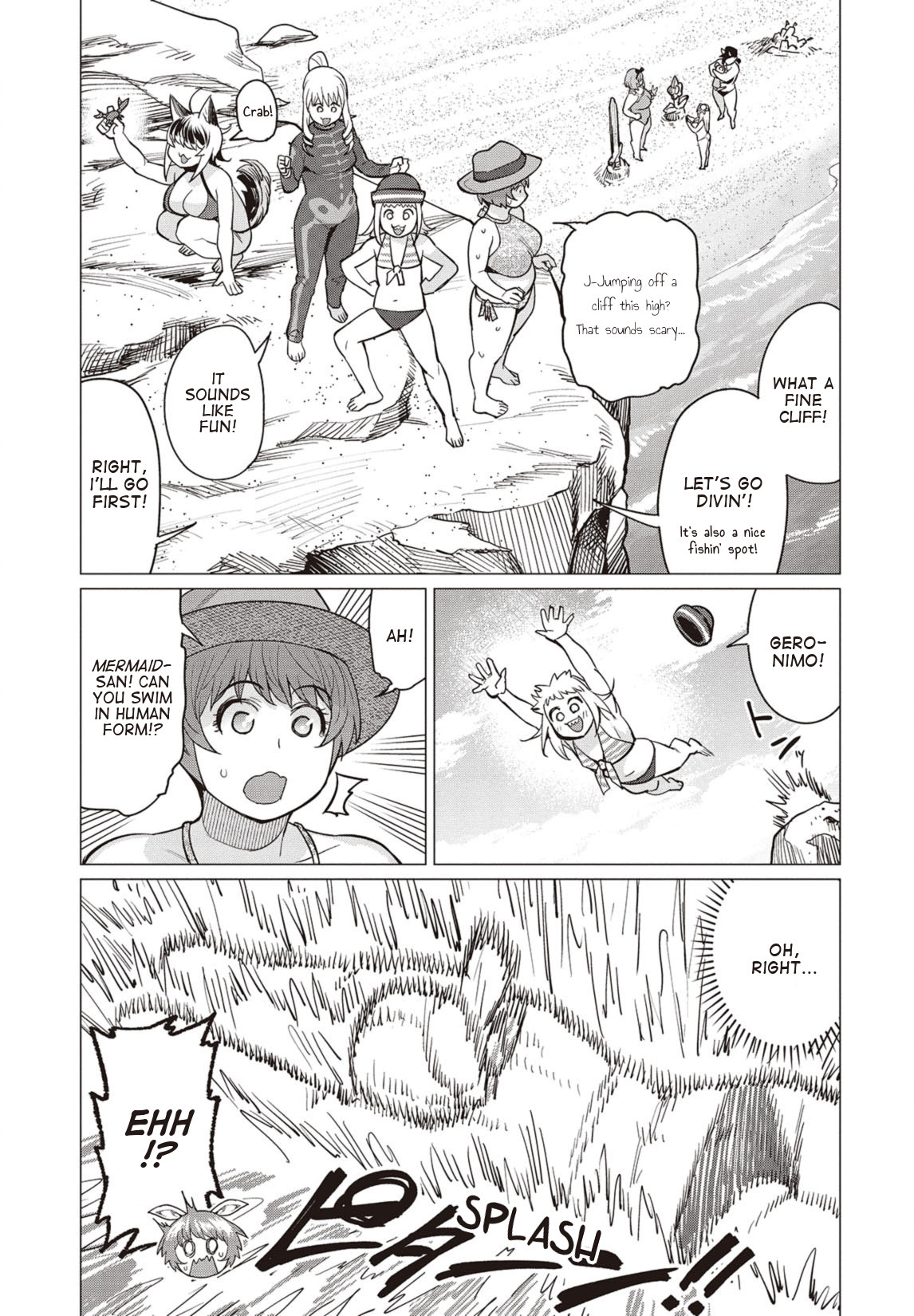 Elf-san wa Yaserarenai. Chapter 21 page 11 - Chapter 21: Appointment 21: Bulging Flesh Island (Part 1)
