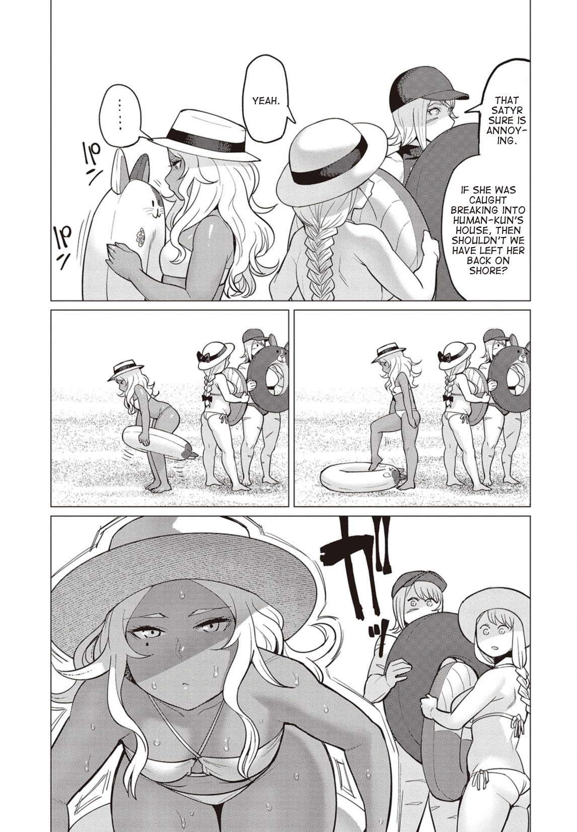 Elf-san wa Yaserarenai. Chapter 21 page 7 - Chapter 21: Appointment 21: Bulging Flesh Island (Part 1)