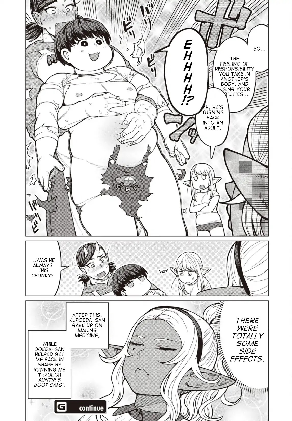 Elf-san wa Yaserarenai. Chapter 24 page 20 - Chapter 24: Appointment 24: Shota Wonder Drug (Part 2)