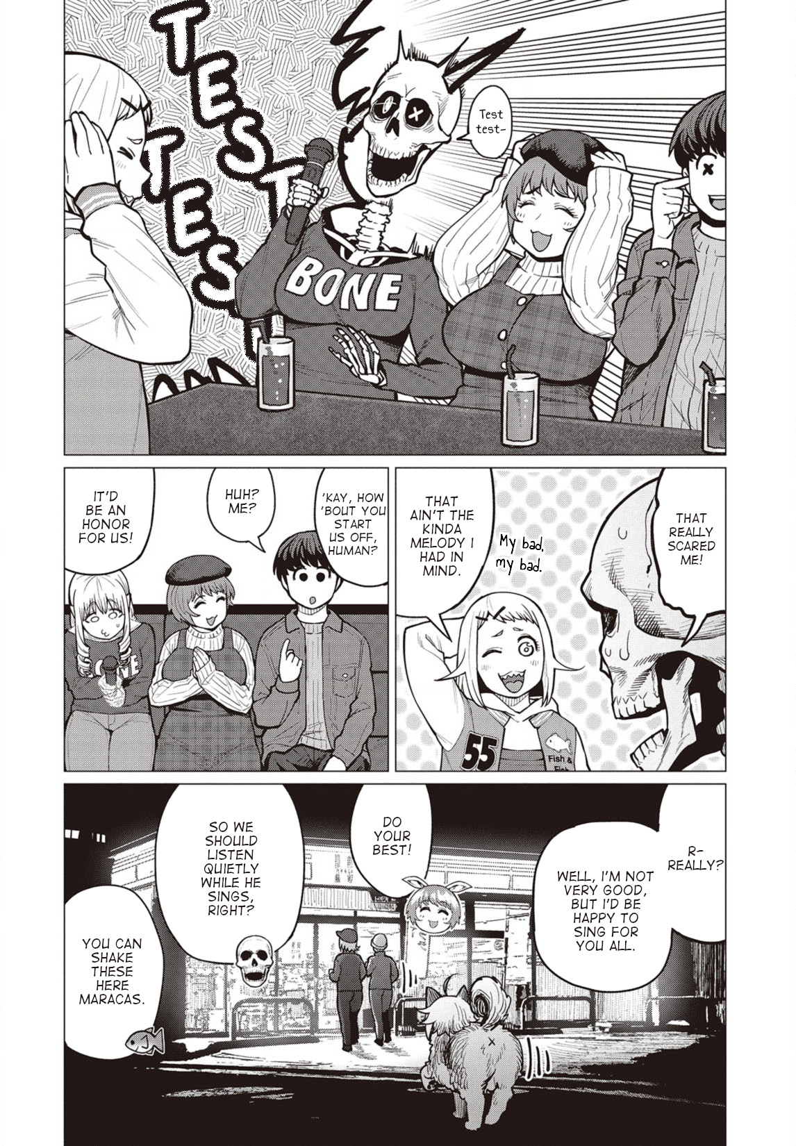 Elf-san wa Yaserarenai. Chapter 25 page 7 - Chapter 25: Appointment 25: Dangerous Sound Waves (Part 1)