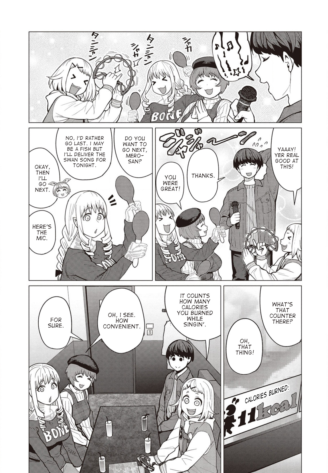 Elf-san wa Yaserarenai. Chapter 25 page 8 - Chapter 25: Appointment 25: Dangerous Sound Waves (Part 1)
