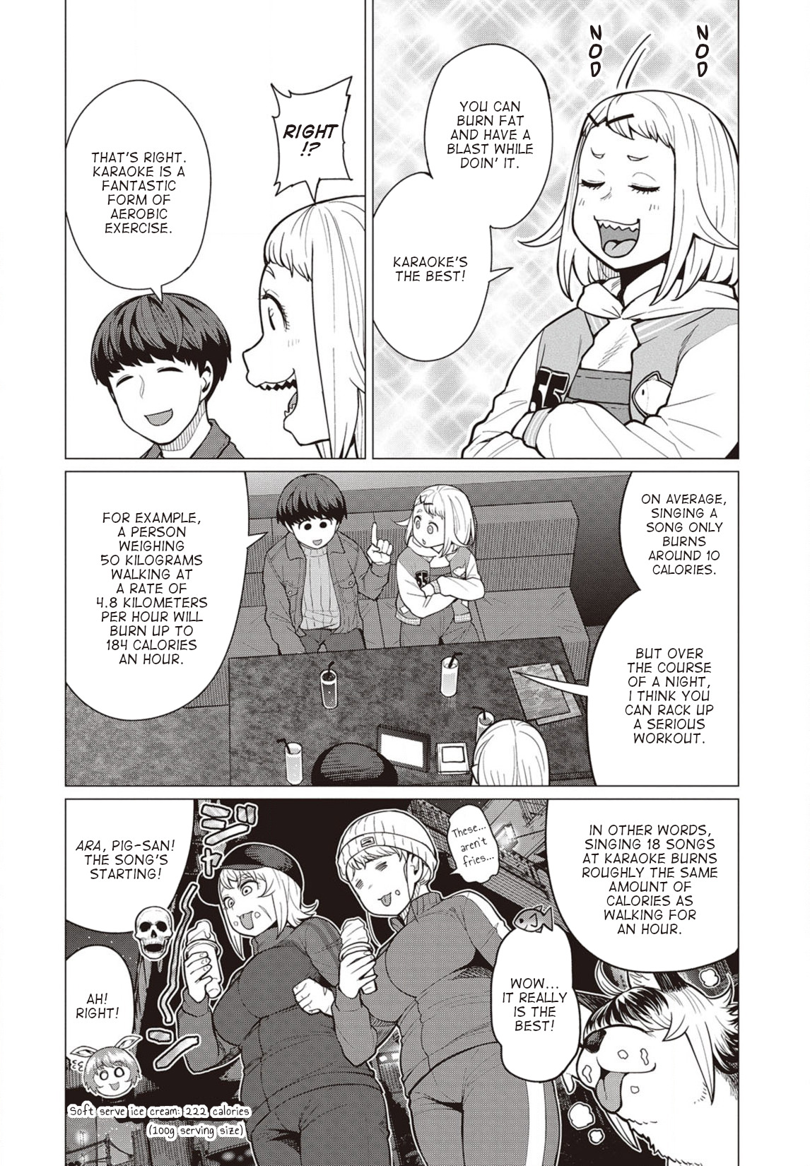 Elf-san wa Yaserarenai. Chapter 25 page 9 - Chapter 25: Appointment 25: Dangerous Sound Waves (Part 1)