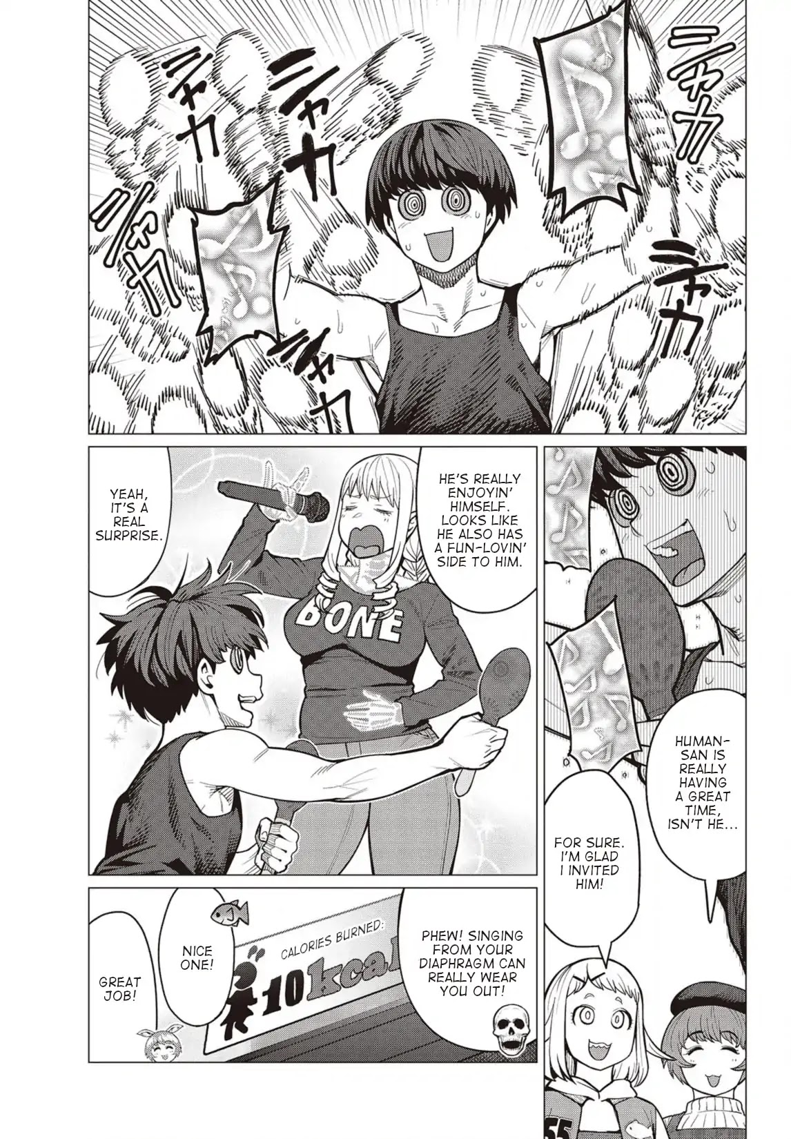 Elf-san wa Yaserarenai. Chapter 26 page 10 - Chapter 26: Appointment 26: Dangerous Sound Waves (Part 2)