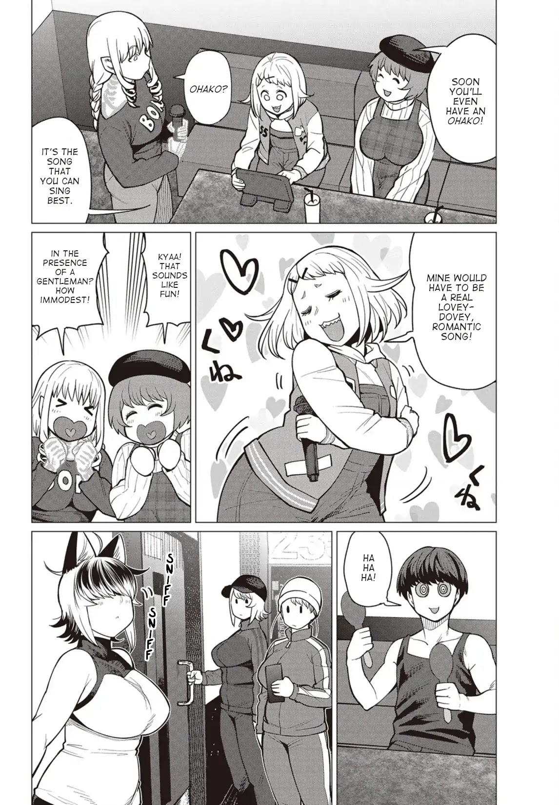 Elf-san wa Yaserarenai. Chapter 26 page 11 - Chapter 26: Appointment 26: Dangerous Sound Waves (Part 2)