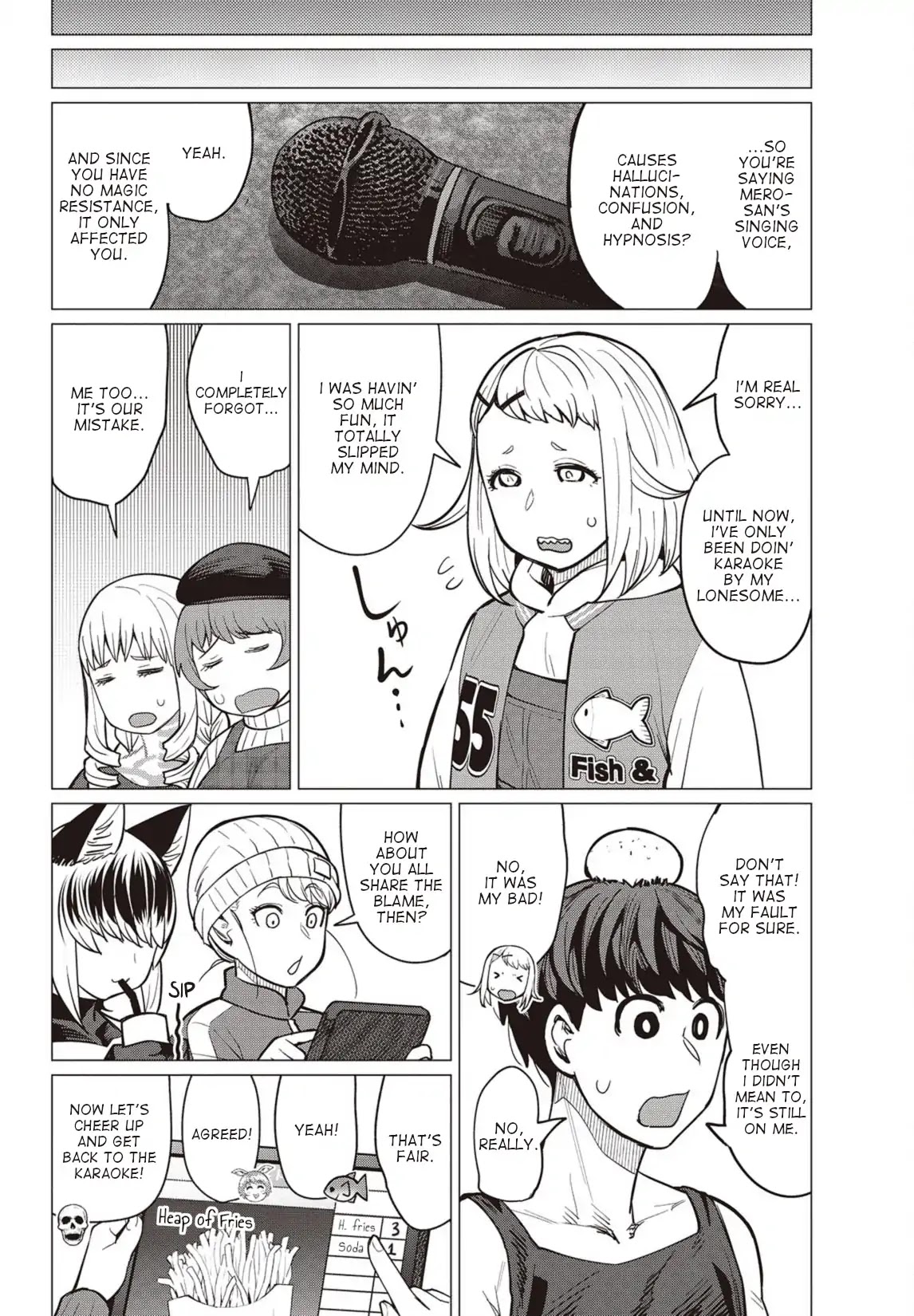 Elf-san wa Yaserarenai. Chapter 26 page 19 - Chapter 26: Appointment 26: Dangerous Sound Waves (Part 2)