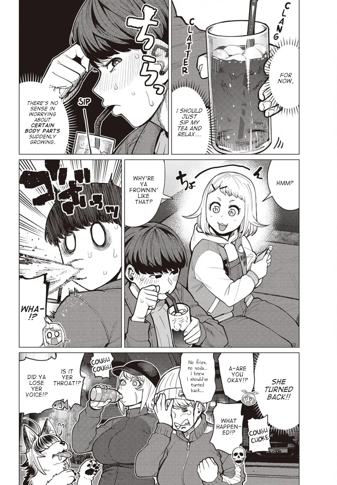 Elf-san wa Yaserarenai. Chapter 26 page 3 - Chapter 26: Appointment 26: Dangerous Sound Waves (Part 2)