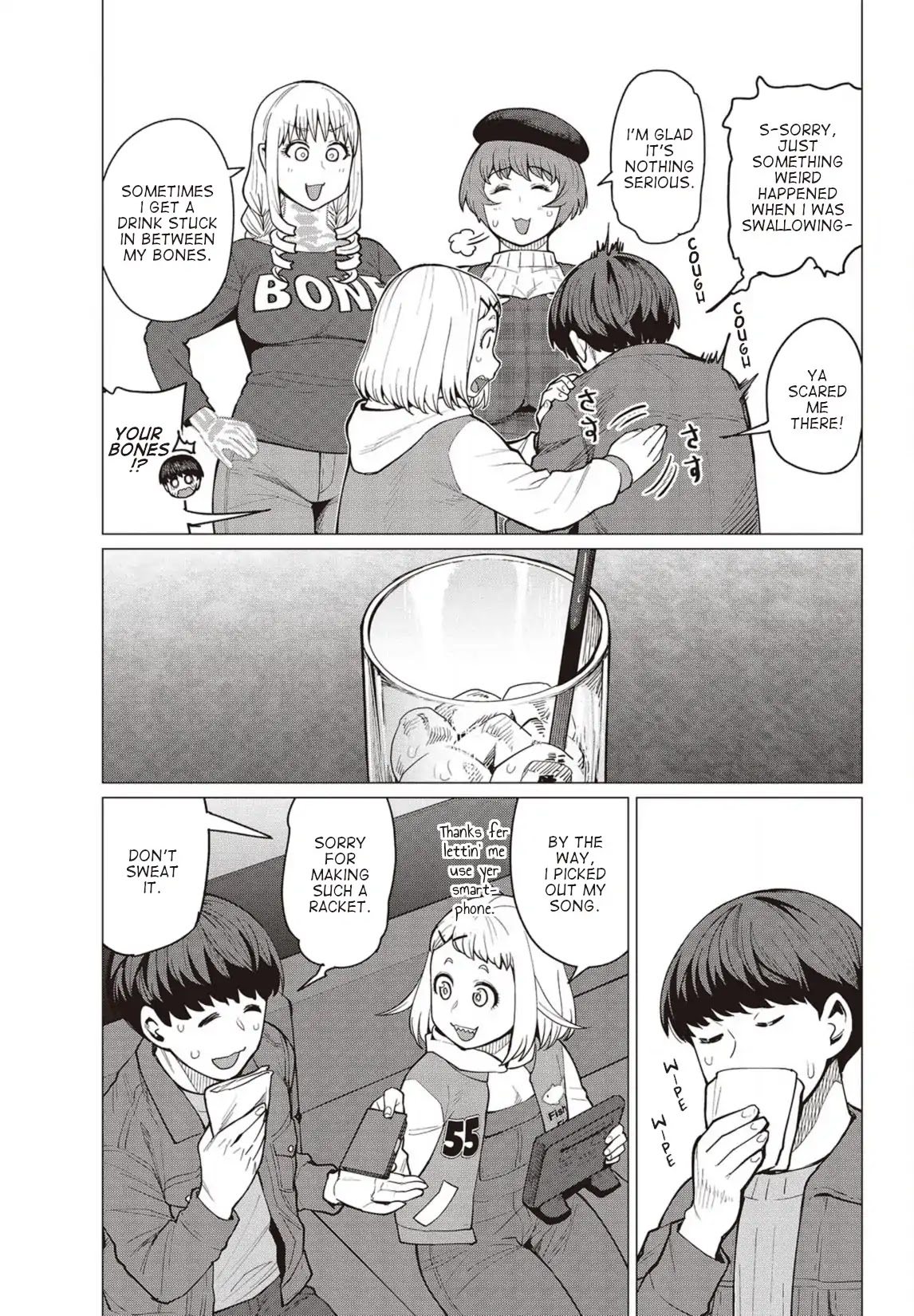 Elf-san wa Yaserarenai. Chapter 26 page 4 - Chapter 26: Appointment 26: Dangerous Sound Waves (Part 2)