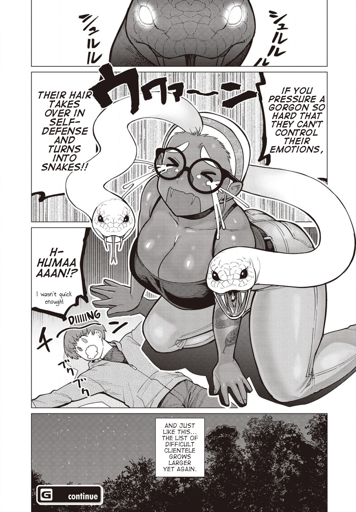 Elf-san wa Yaserarenai. Chapter 27 page 28 - Chapter 27: Appointment 27: Rock Hard Noodles