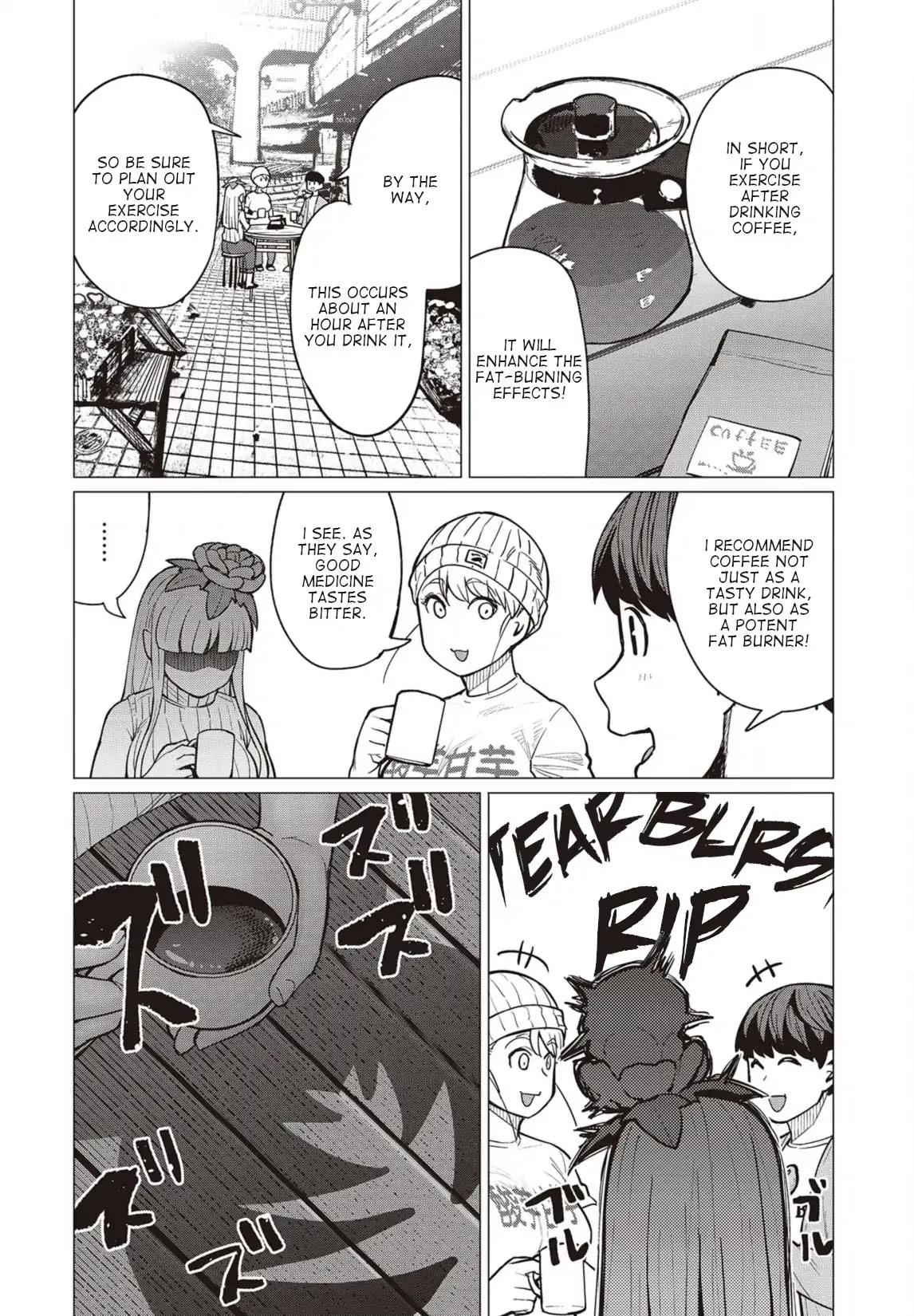 Elf-san wa Yaserarenai. Chapter 28 page 15 - Chapter 28: Appointment 28: Dark Roasted Grass