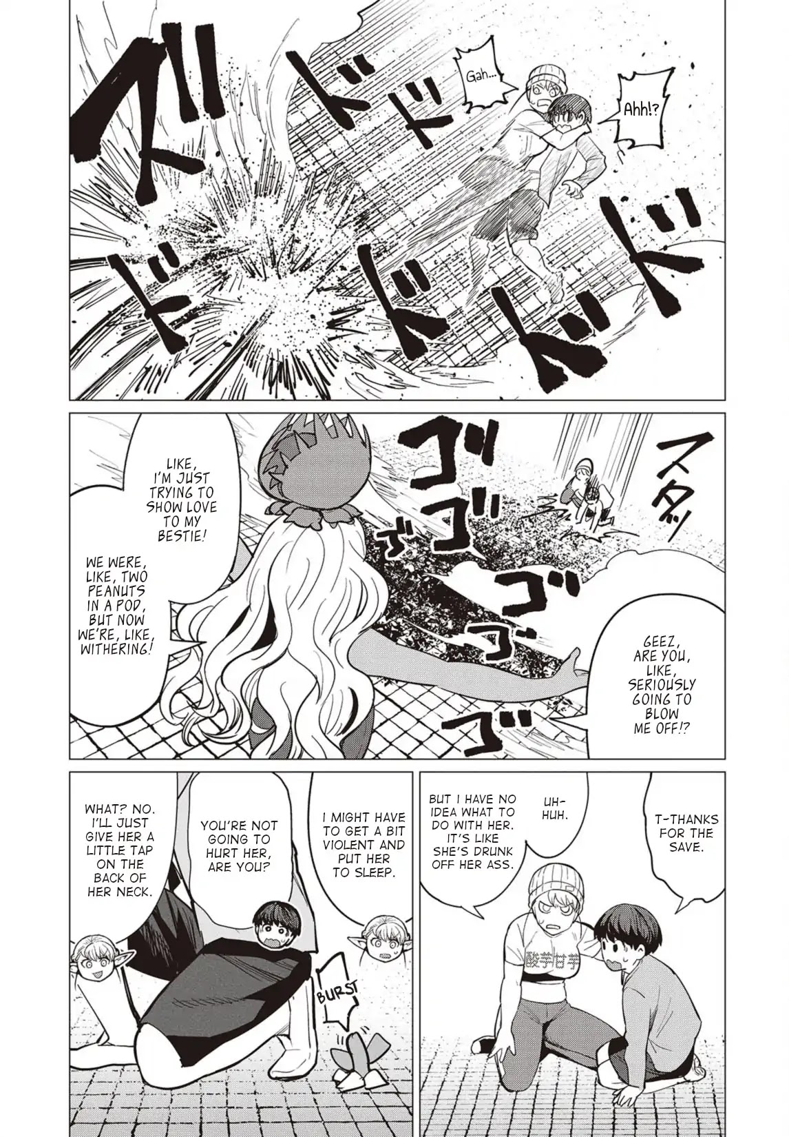 Elf-san wa Yaserarenai. Chapter 28 page 20 - Chapter 28: Appointment 28: Dark Roasted Grass