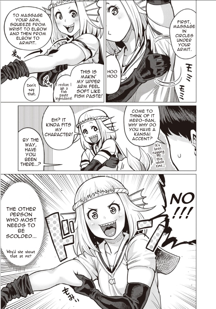 Elf-san wa Yaserarenai. Chapter 3 page 13 - Chapter 3: Appointment 3: Green Scales