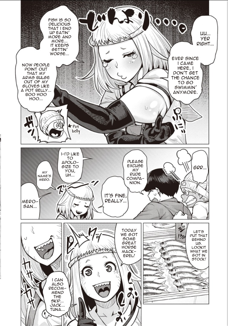 Elf-san wa Yaserarenai. Chapter 3 page 4 - Chapter 3: Appointment 3: Green Scales