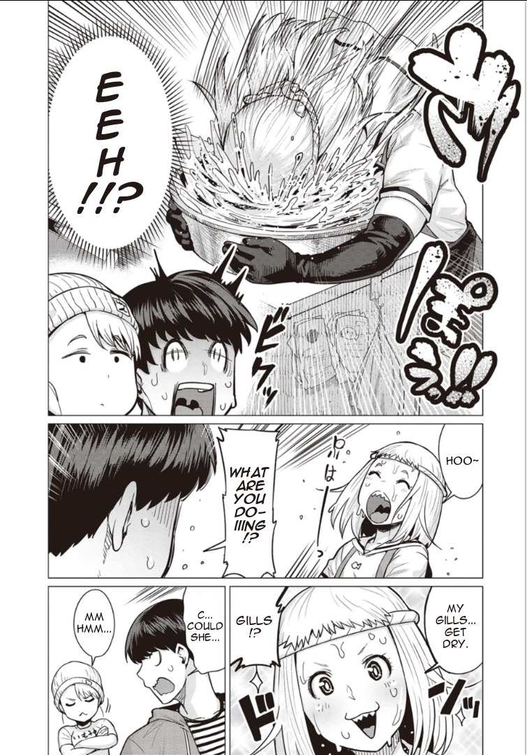 Elf-san wa Yaserarenai. Chapter 3 page 6 - Chapter 3: Appointment 3: Green Scales