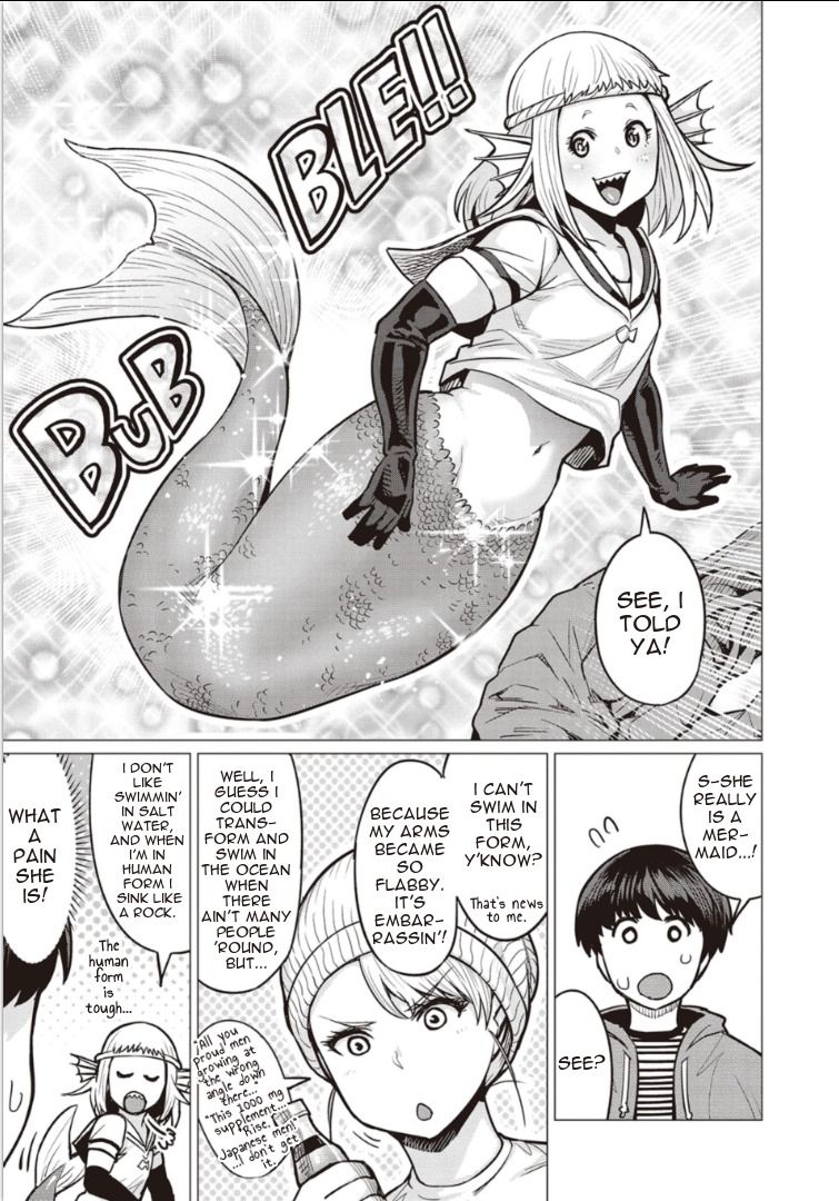 Elf-san wa Yaserarenai. Chapter 3 page 9 - Chapter 3: Appointment 3: Green Scales
