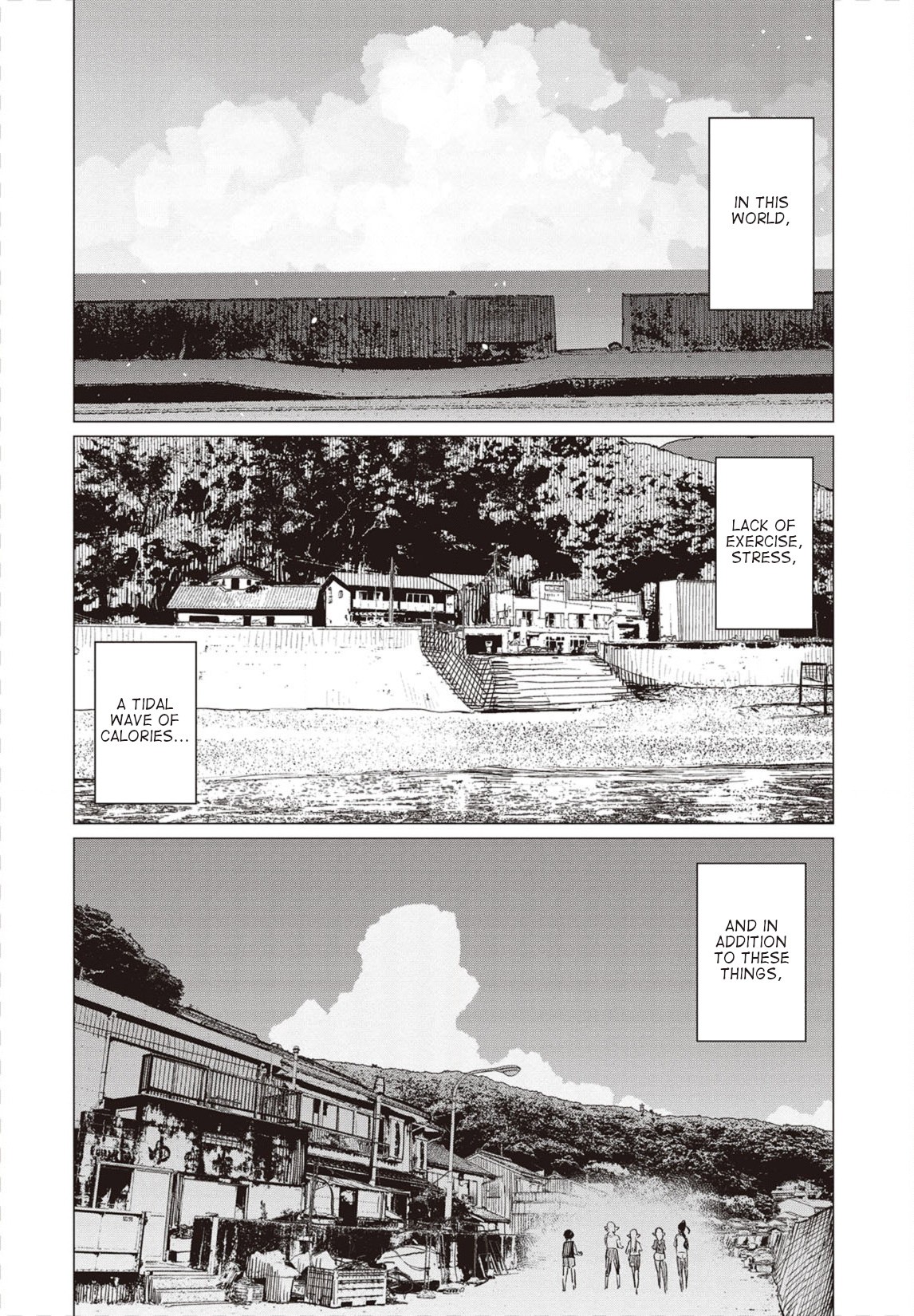 Elf-san wa Yaserarenai. Chapter 31 page 1 - Chapter 31: Appointment 31: Potato-free Beach (Part I)