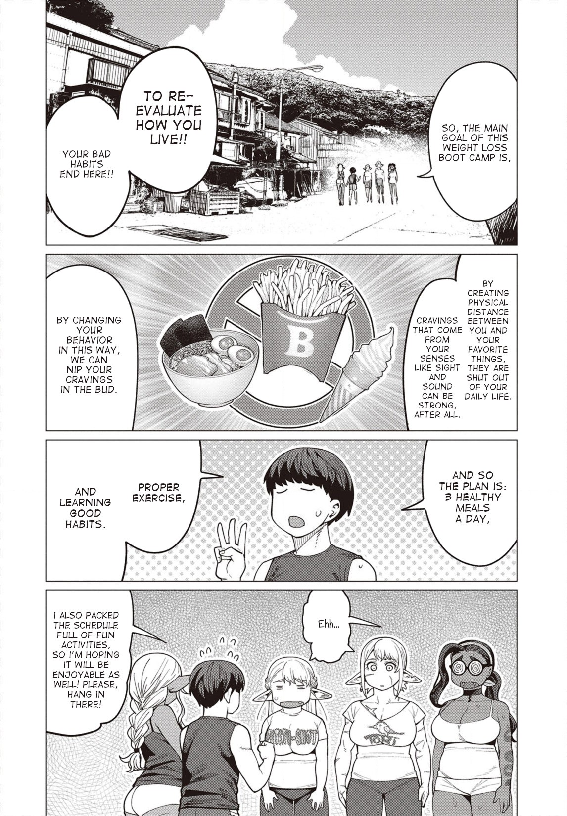 Elf-san wa Yaserarenai. Chapter 31 page 7 - Chapter 31: Appointment 31: Potato-free Beach (Part I)