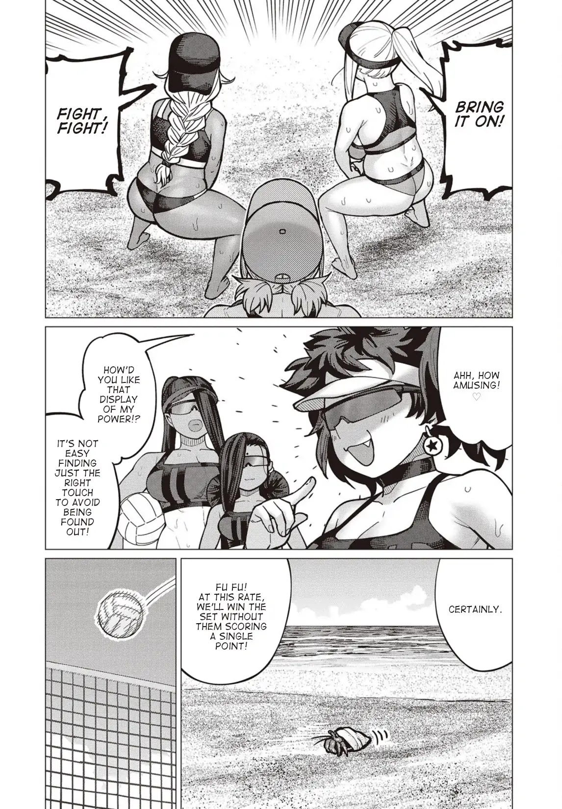 Elf-san wa Yaserarenai. Chapter 32 page 11 - Chapter 32: Appointment 32: Potato-Free Beach (Part II)