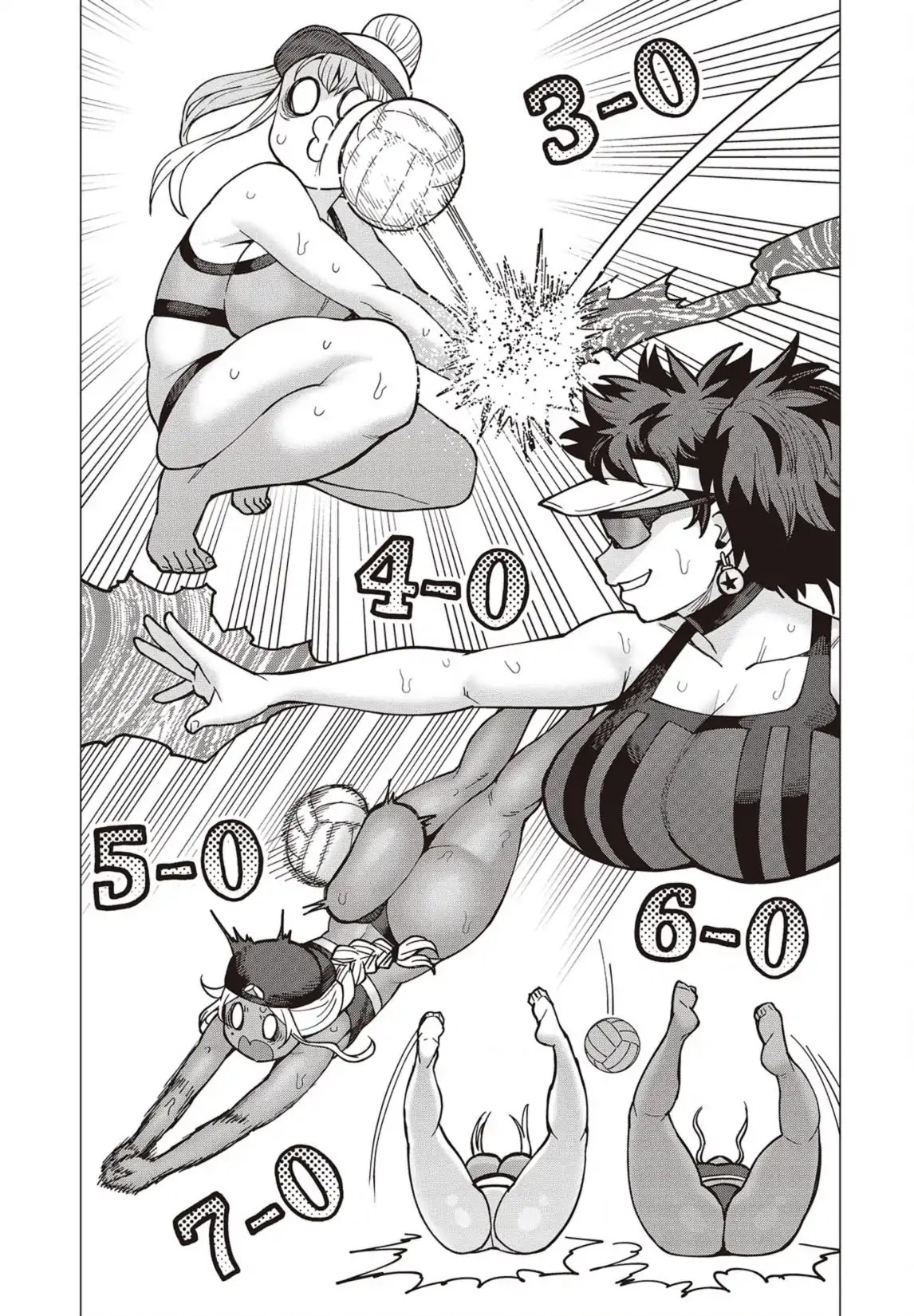 Elf-san wa Yaserarenai. Chapter 32 page 12 - Chapter 32: Appointment 32: Potato-Free Beach (Part II)