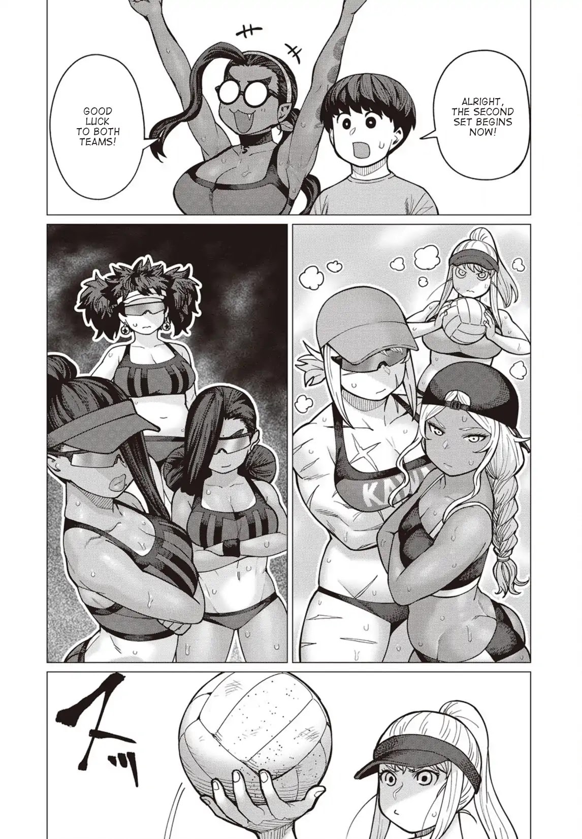 Elf-san wa Yaserarenai. Chapter 32 page 21 - Chapter 32: Appointment 32: Potato-Free Beach (Part II)