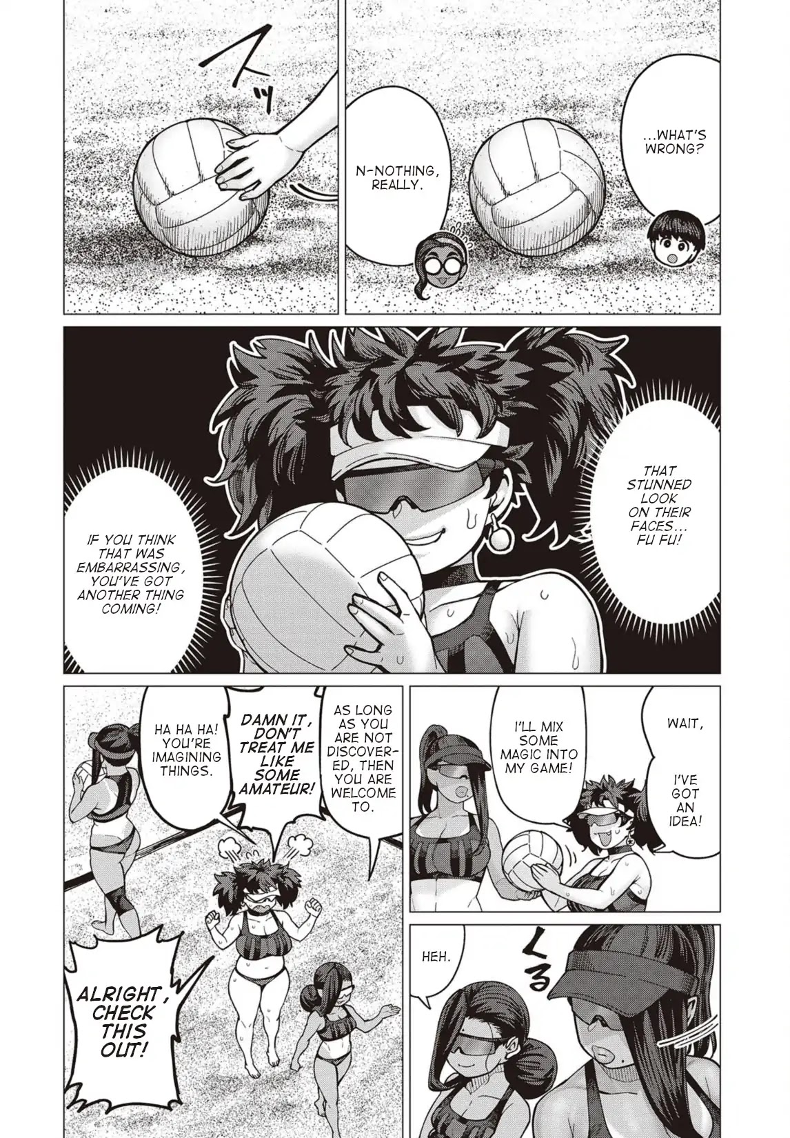 Elf-san wa Yaserarenai. Chapter 32 page 5 - Chapter 32: Appointment 32: Potato-Free Beach (Part II)