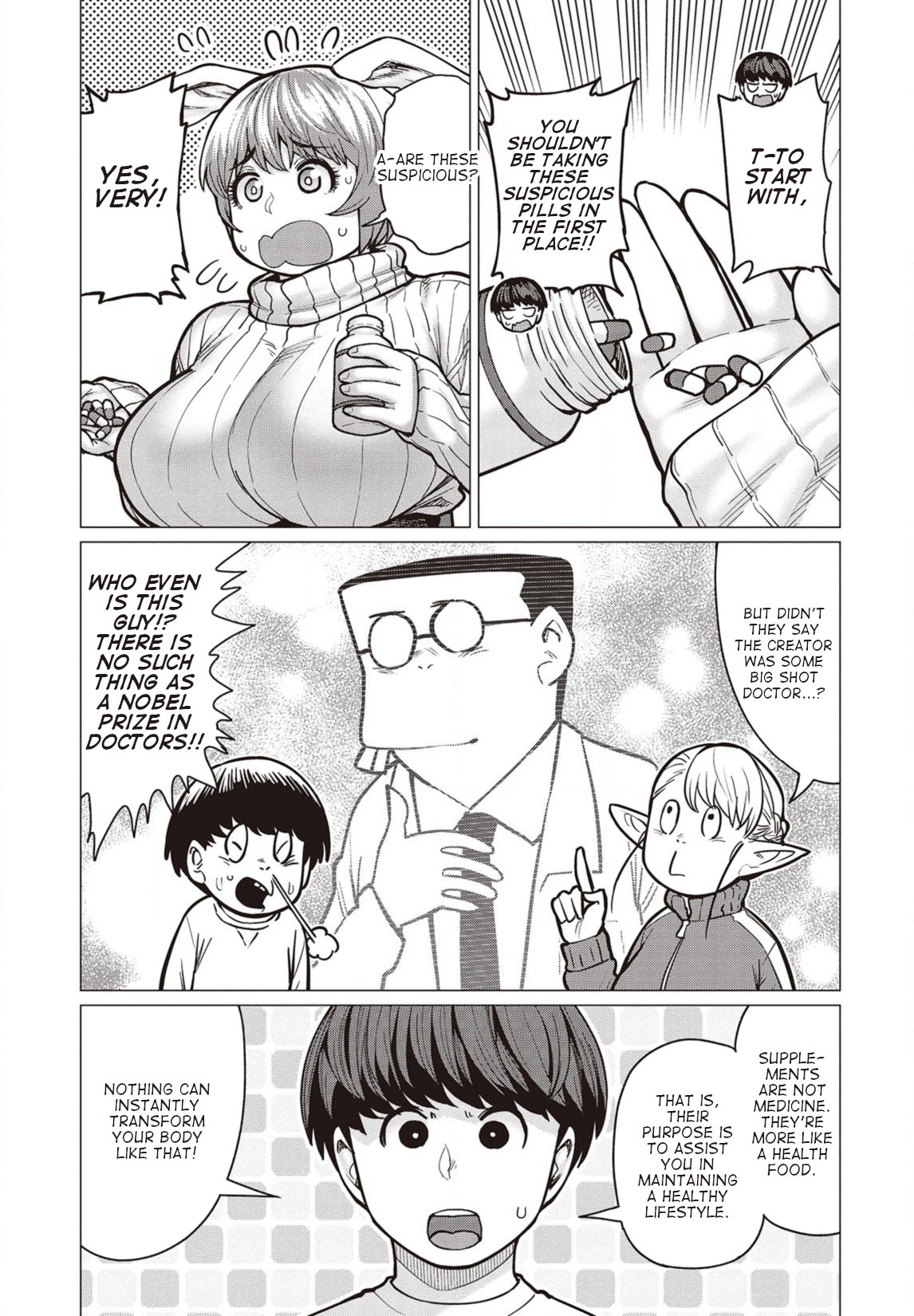 Elf-san wa Yaserarenai. Chapter 34 page 10 - Chapter 34: Appointment 34: Personalized Diet?
