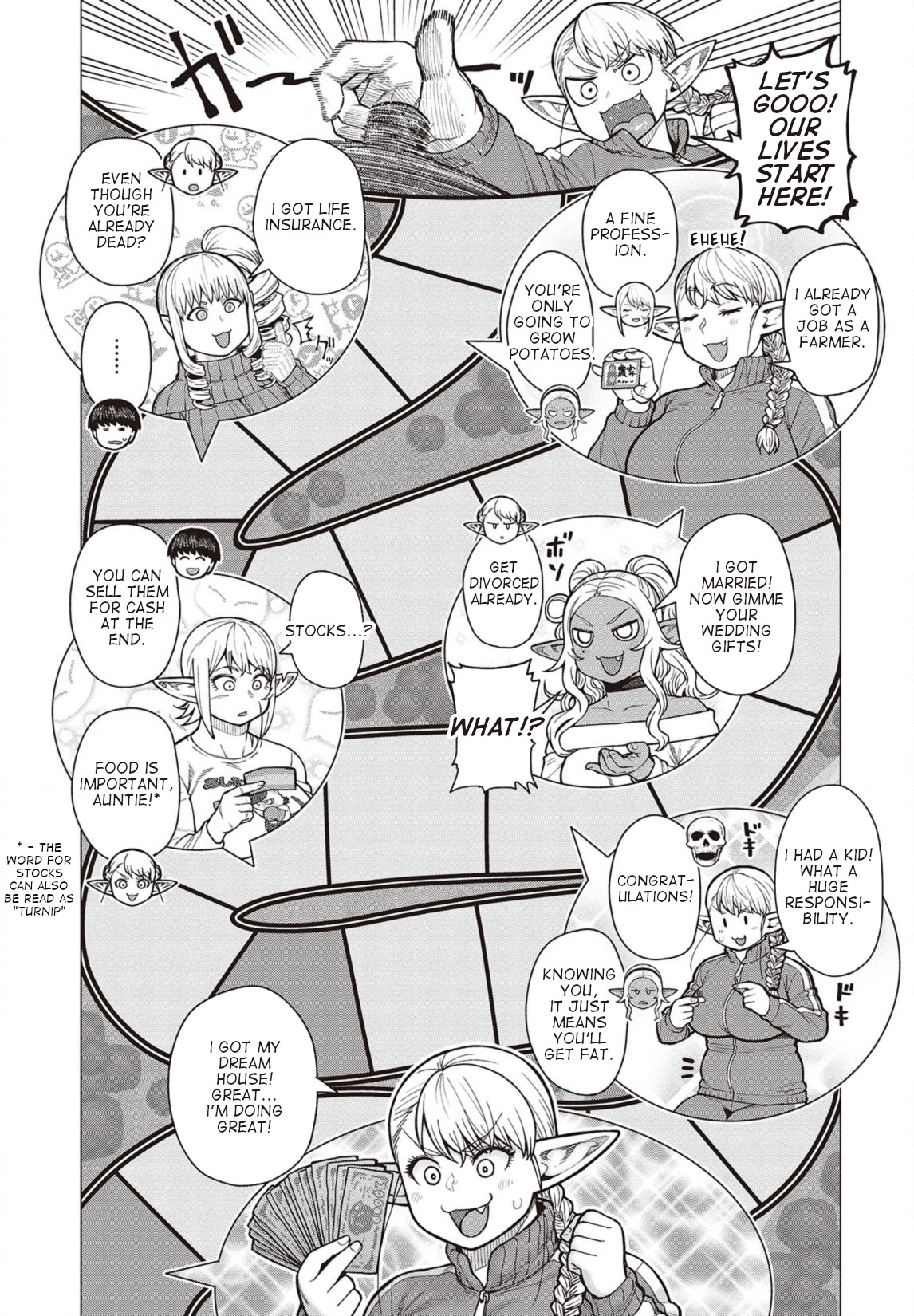 Elf-san wa Yaserarenai. Chapter 36 page 16 - Chapter 36: Appointment 36: Board Games Are Banned
