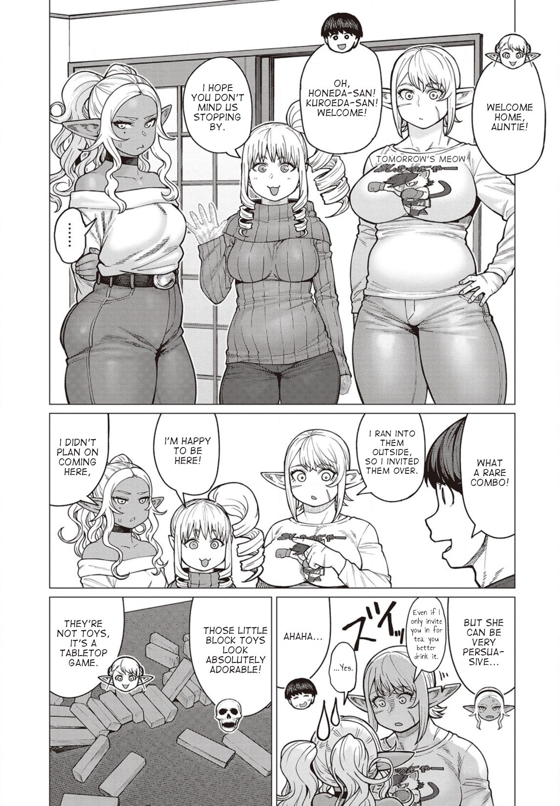Elf-san wa Yaserarenai. Chapter 36 page 6 - Chapter 36: Appointment 36: Board Games Are Banned