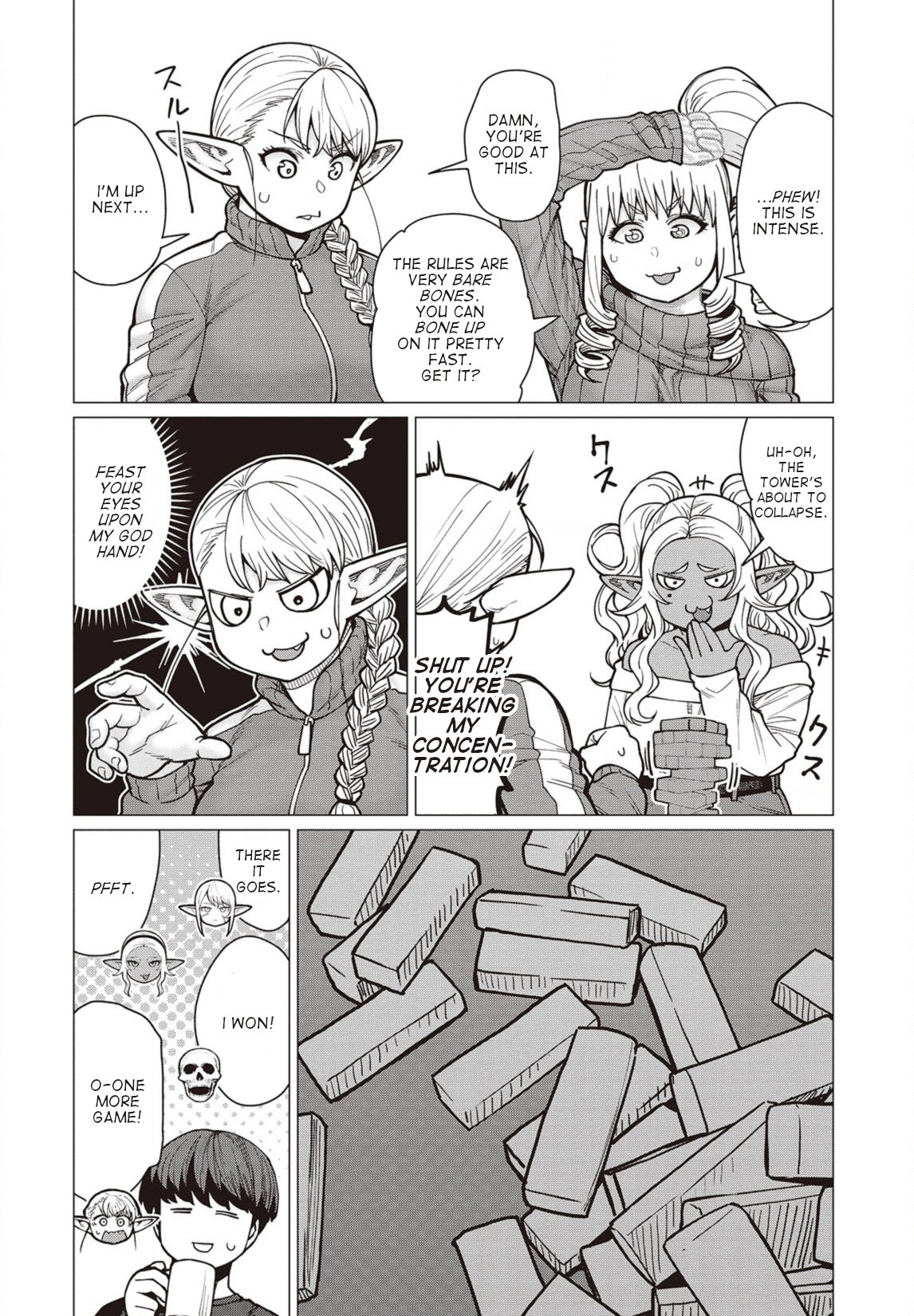Elf-san wa Yaserarenai. Chapter 36 page 9 - Chapter 36: Appointment 36: Board Games Are Banned