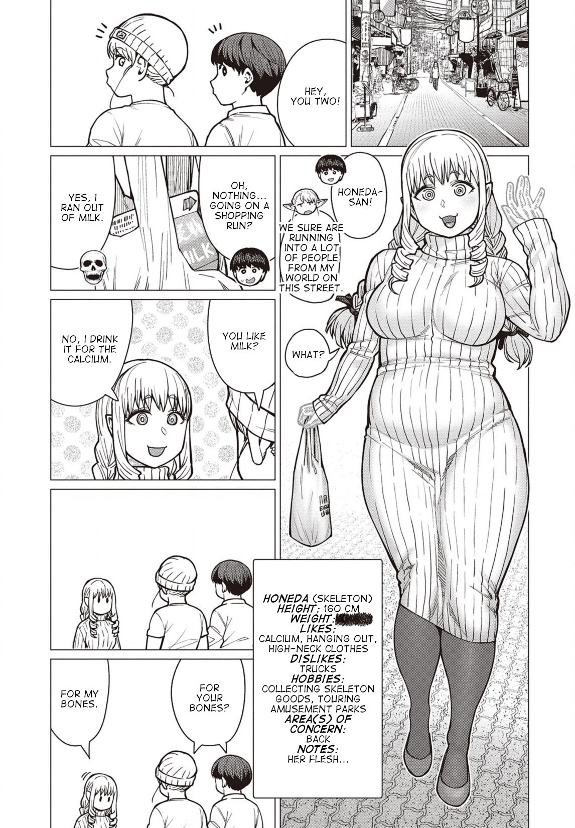 Elf-san wa Yaserarenai. Chapter 37 page 18 - Chapter 37: I Want to Lose Weight! A Field Guide to the Visitors from Another World