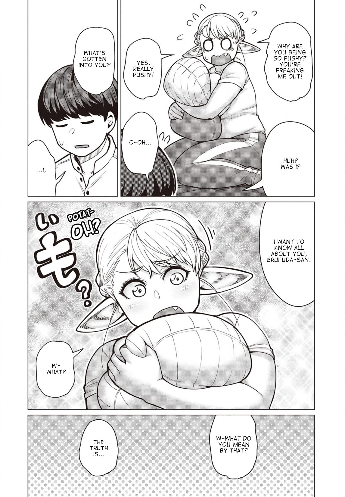 Elf-san wa Yaserarenai. Chapter 37 page 7 - Chapter 37: I Want to Lose Weight! A Field Guide to the Visitors from Another World