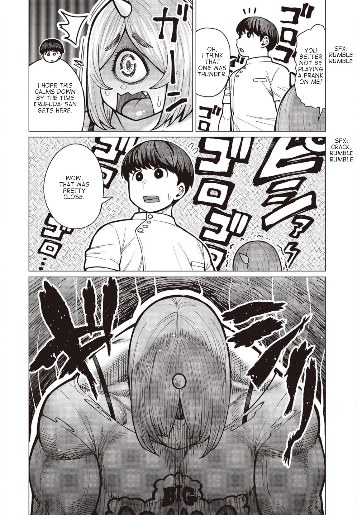 Elf-san wa Yaserarenai. Chapter 38 page 17 - Chapter 38: Appointment 38: Rumbling Boo