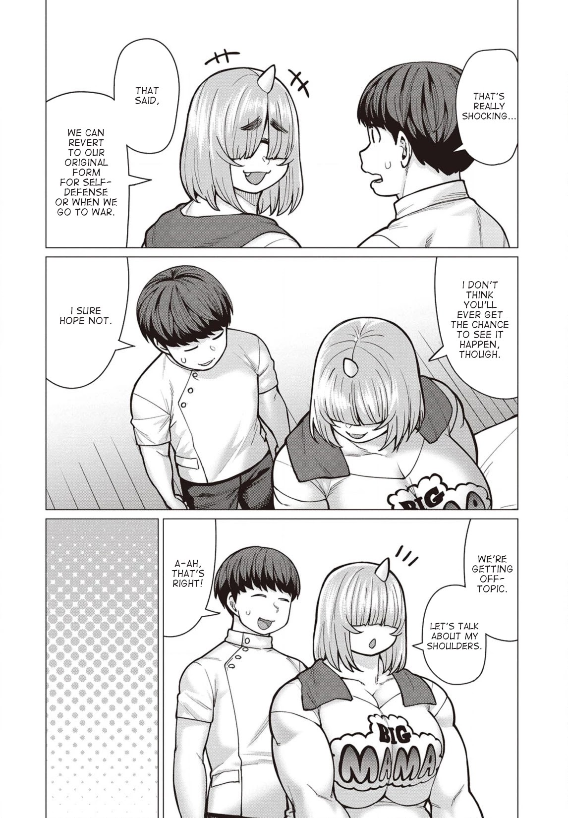 Elf-san wa Yaserarenai. Chapter 38 page 9 - Chapter 38: Appointment 38: Rumbling Boo