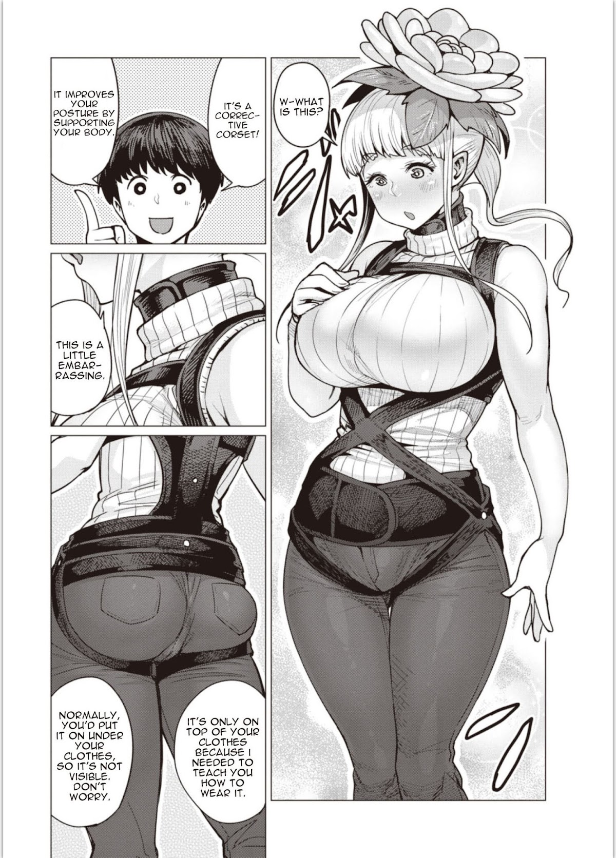 Elf-san wa Yaserarenai. Chapter 4 page 11 - Chapter 4: Appointment 4: Beautiful Flowers