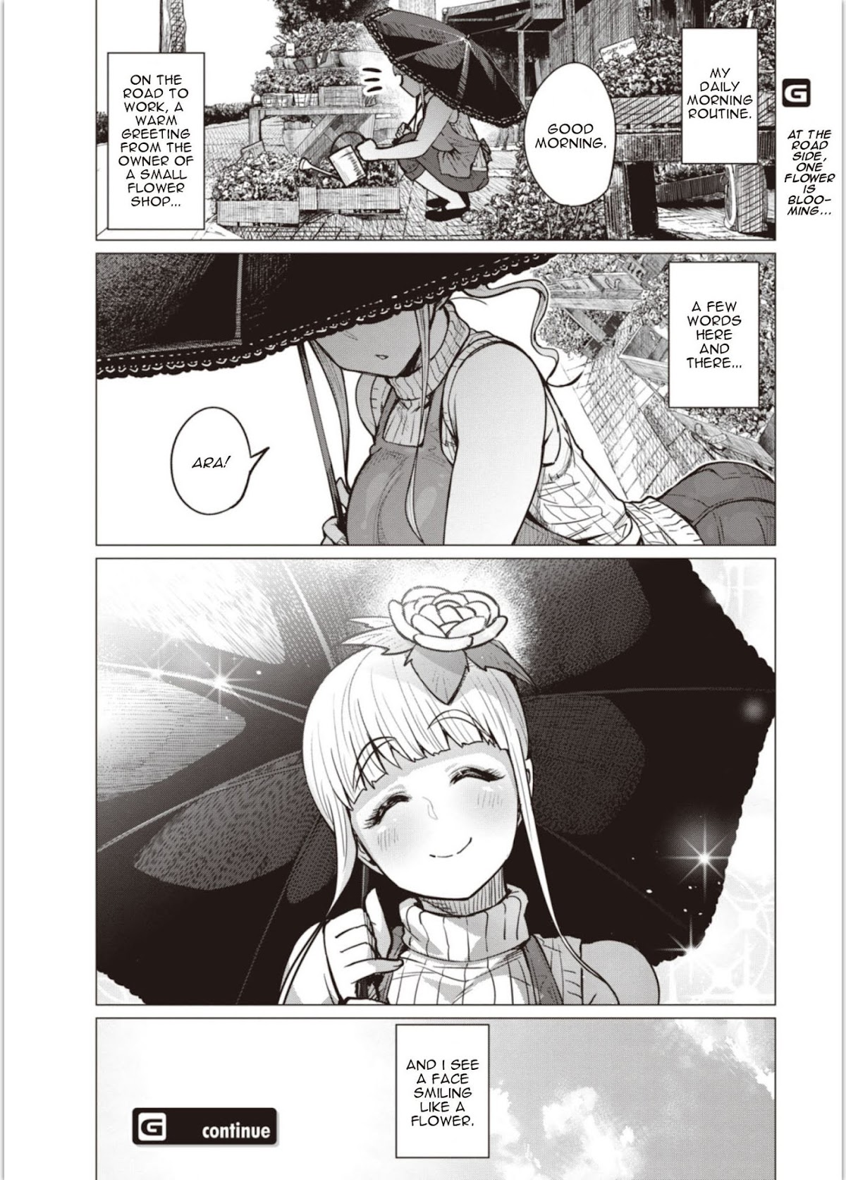 Elf-san wa Yaserarenai. Chapter 4 page 14 - Chapter 4: Appointment 4: Beautiful Flowers