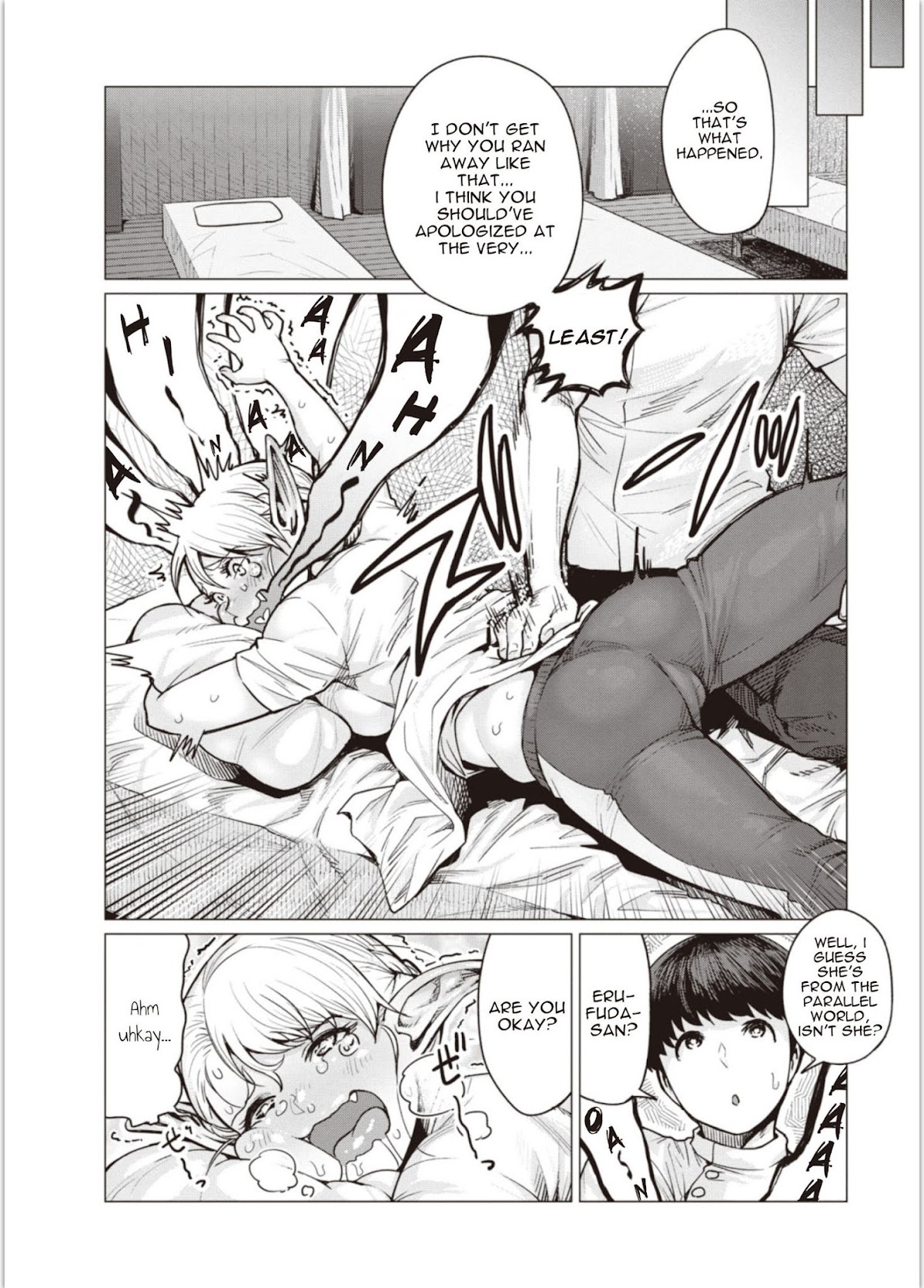 Elf-san wa Yaserarenai. Chapter 4 page 6 - Chapter 4: Appointment 4: Beautiful Flowers