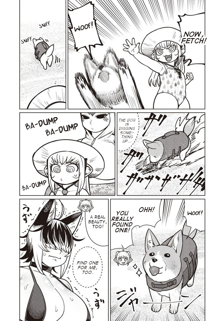 Elf-san wa Yaserarenai. Chapter 41 page 12 - Chapter 41: Appointment 41: Bulging Flesh Island Returns (Part 1)