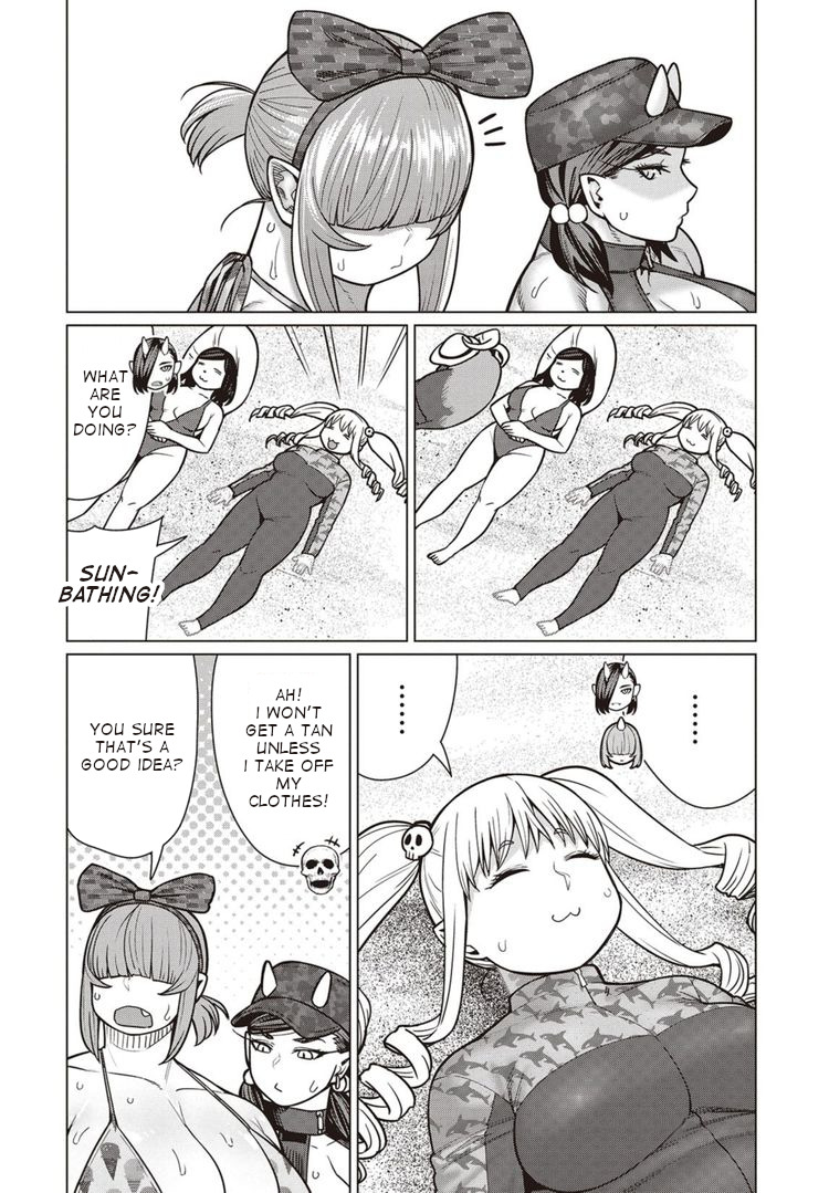 Elf-san wa Yaserarenai. Chapter 41 page 15 - Chapter 41: Appointment 41: Bulging Flesh Island Returns (Part 1)