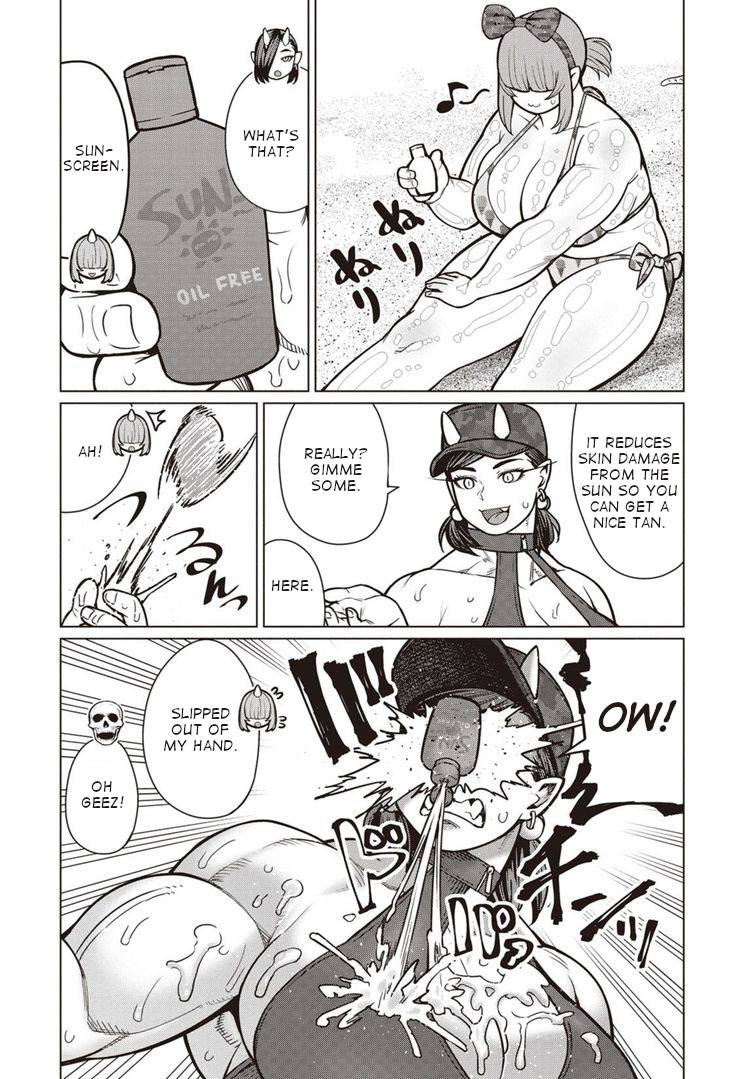 Elf-san wa Yaserarenai. Chapter 41 page 17 - Chapter 41: Appointment 41: Bulging Flesh Island Returns (Part 1)