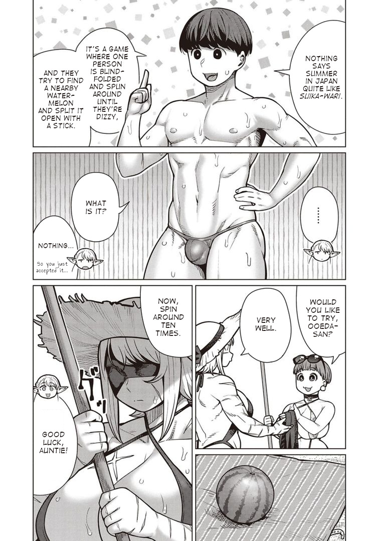 Elf-san wa Yaserarenai. Chapter 41 page 8 - Chapter 41: Appointment 41: Bulging Flesh Island Returns (Part 1)