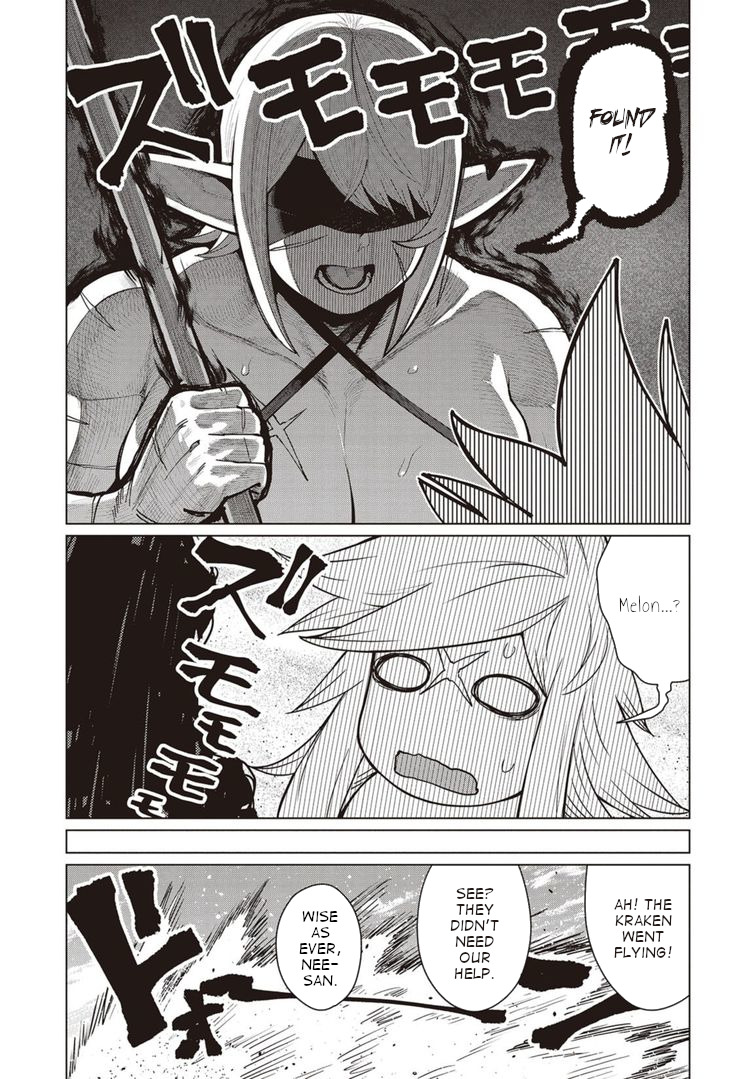 Elf-san wa Yaserarenai. Chapter 43 page 24 - Chapter 43: Appointment 43: Bulging Flesh Island Returns (Part 3)