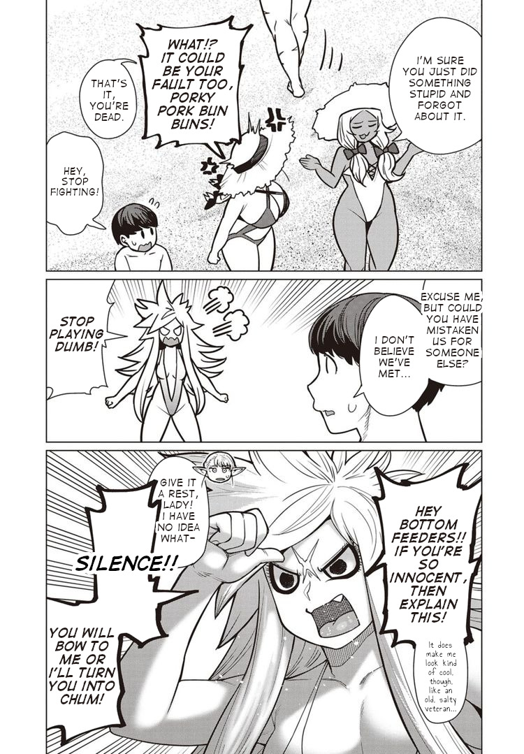Elf-san wa Yaserarenai. Chapter 43 page 4 - Chapter 43: Appointment 43: Bulging Flesh Island Returns (Part 3)