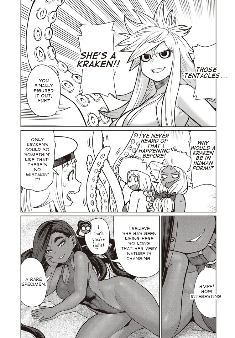 Elf-san wa Yaserarenai. Chapter 43 page 8 - Chapter 43: Appointment 43: Bulging Flesh Island Returns (Part 3)