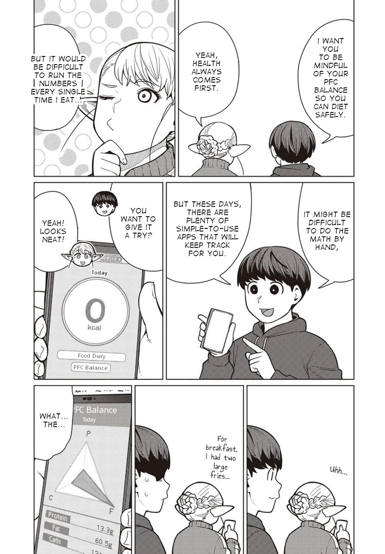 Elf-san wa Yaserarenai. Chapter 44 page 12 - Chapter 44: Appointment 44: Elf Soup
