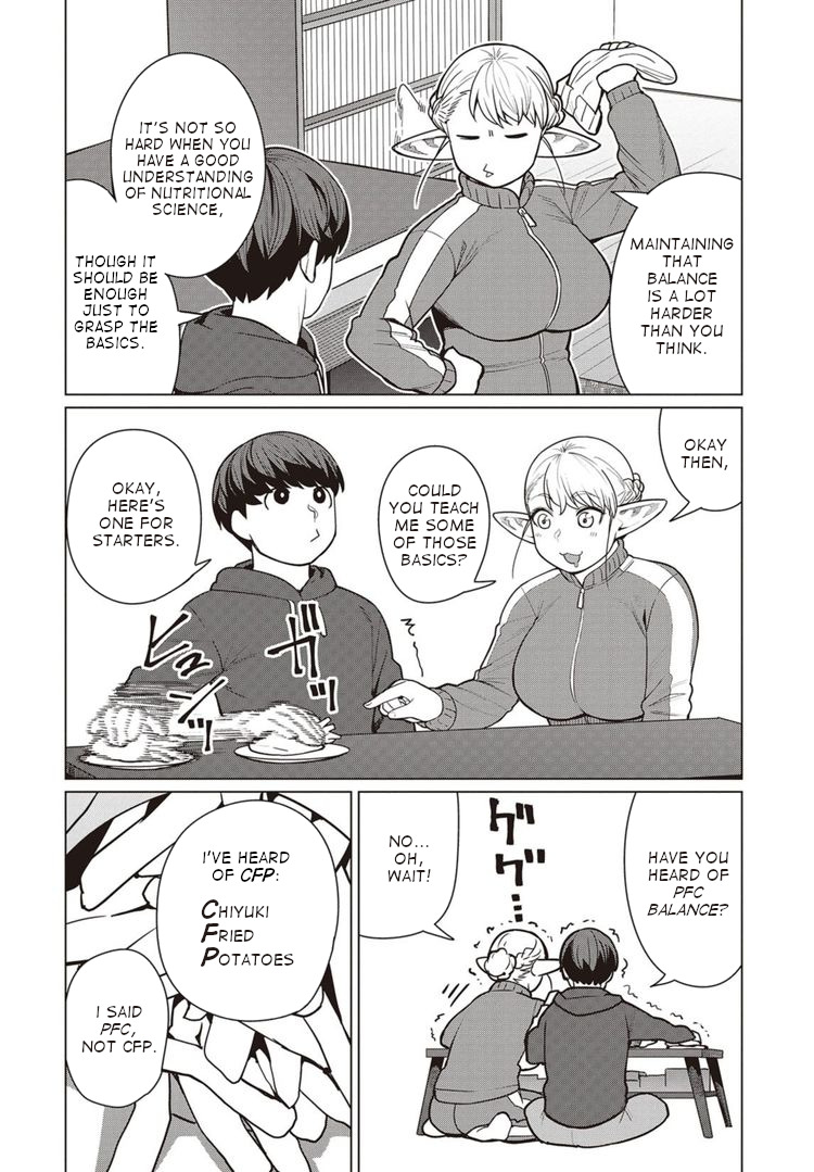 Elf-san wa Yaserarenai. Chapter 44 page 9 - Chapter 44: Appointment 44: Elf Soup