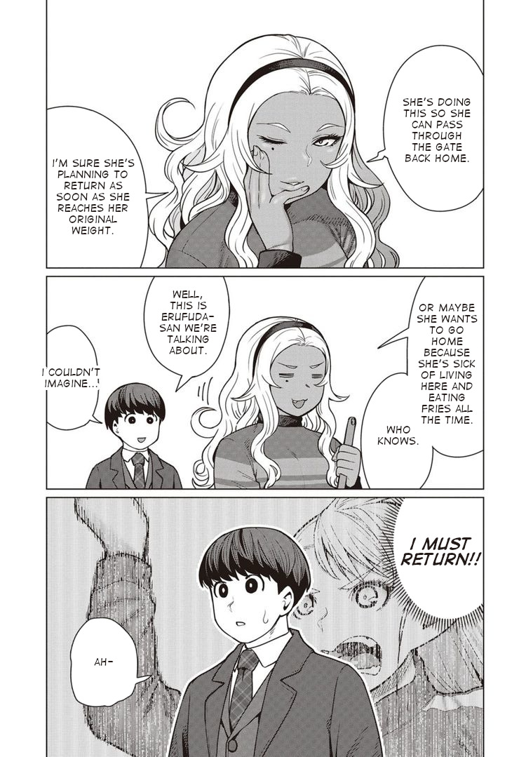 Elf-san wa Yaserarenai. Chapter 45 page 22 - Chapter 45: Appointment 45: Serious Mode