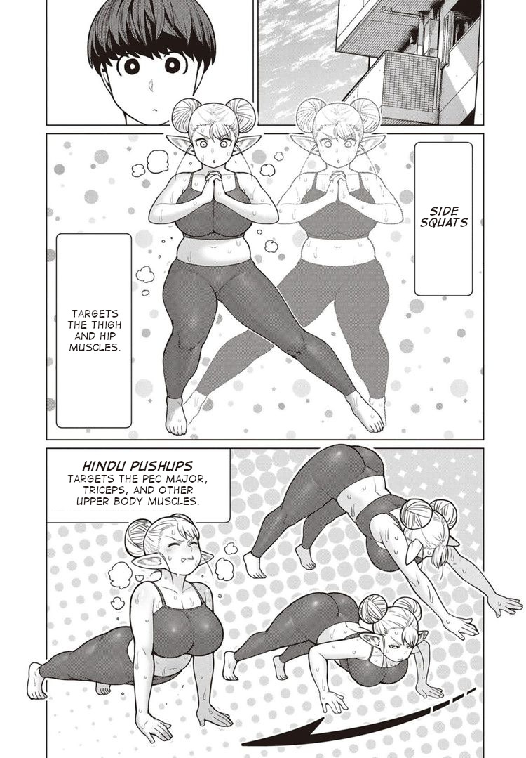 Elf-san wa Yaserarenai. Chapter 45 page 4 - Chapter 45: Appointment 45: Serious Mode